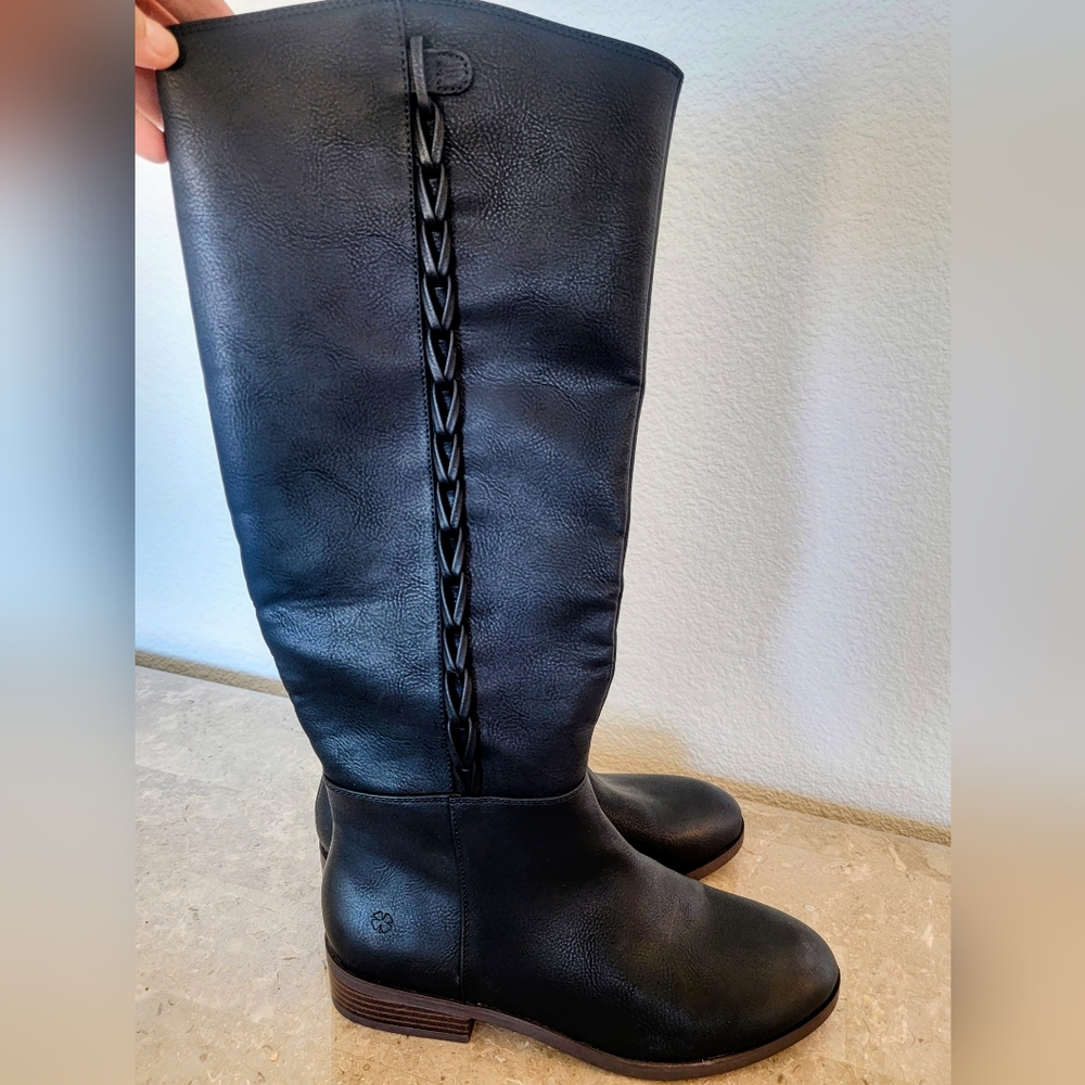 Lucky Brand Black Over the Knee Boots